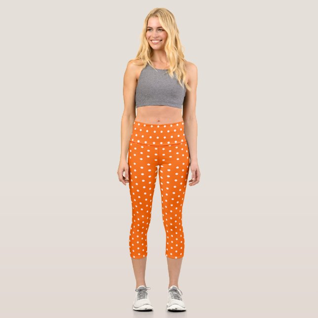 Leggings Capri Orange (Vorderseite)