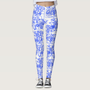 Leggings (Cyan)