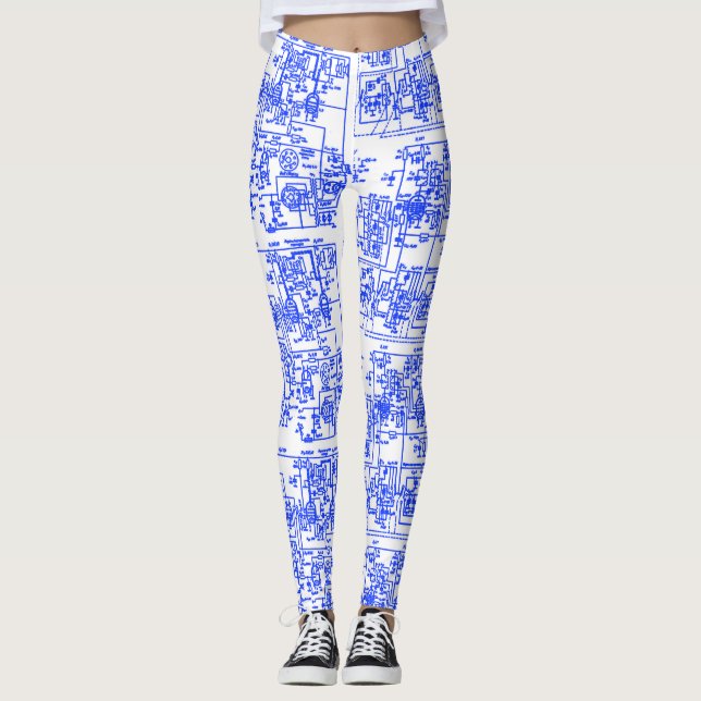 Leggings (Cyan) (Vorderseite)