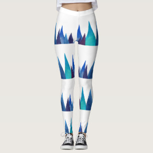 Leggings der Abstrakten Bergwelt