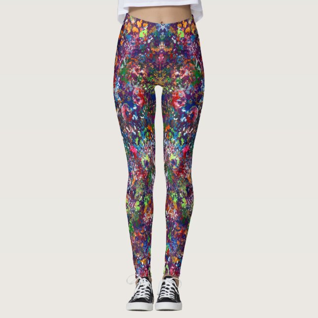 Leggings der abstrakten Kunst (Vorderseite)