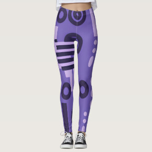 Leggings der abstrakten Kunst in Schattierungen Li