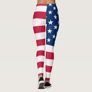 Leggings der amerikanischen Flagge