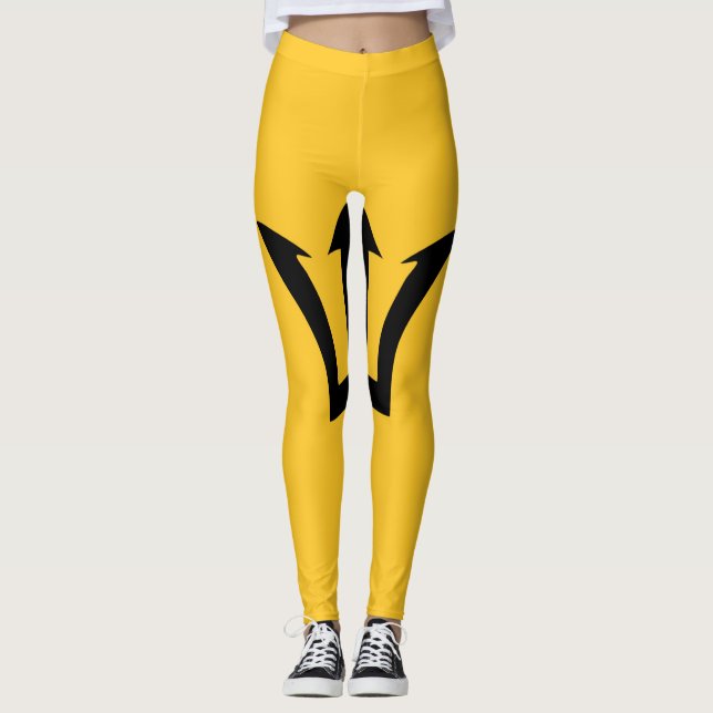 Leggings der Barbados-Flagge (Vorderseite)