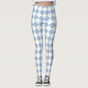 Leggings der blauen Raute