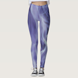 Leggings der Blue Black Smoky Art