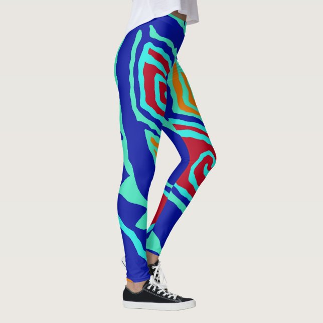 "Leggings der Crazy Fun Aerobic Class" Leggings (Rechts)