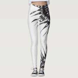 Leggings der eingearbeiteten Blume