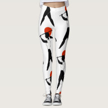 Leggings der Golfer-Designerin