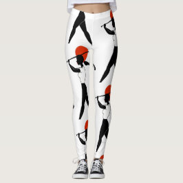 Leggings der Golfer-Designerin
