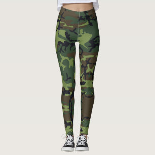 Leggings der grünen Camouflage