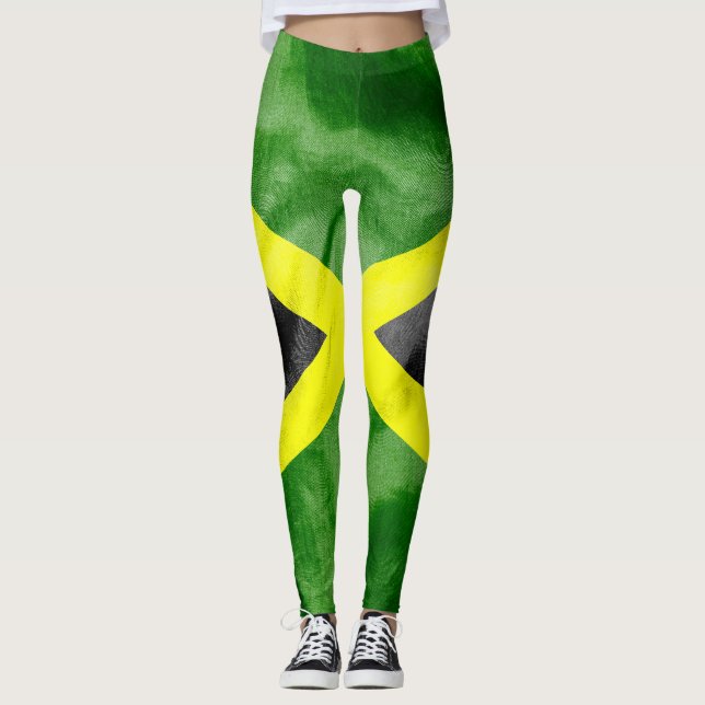 Leggings der jamaikanischen Flagge (Vorderseite)