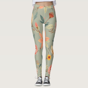 Leggings der lebendigen Natur - weiche digitale Pr