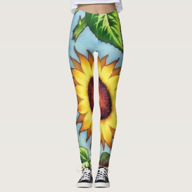 Leggings der Riesenblütenkunst (Vorderseite)