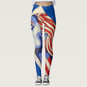 Leggings "der roten, weißen und mutigen