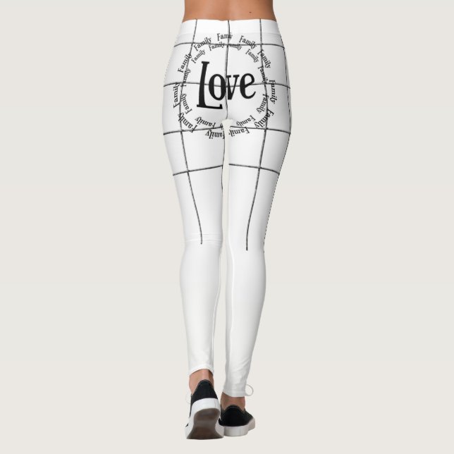Leggings der Schwarzen Liebe (Rückseite)