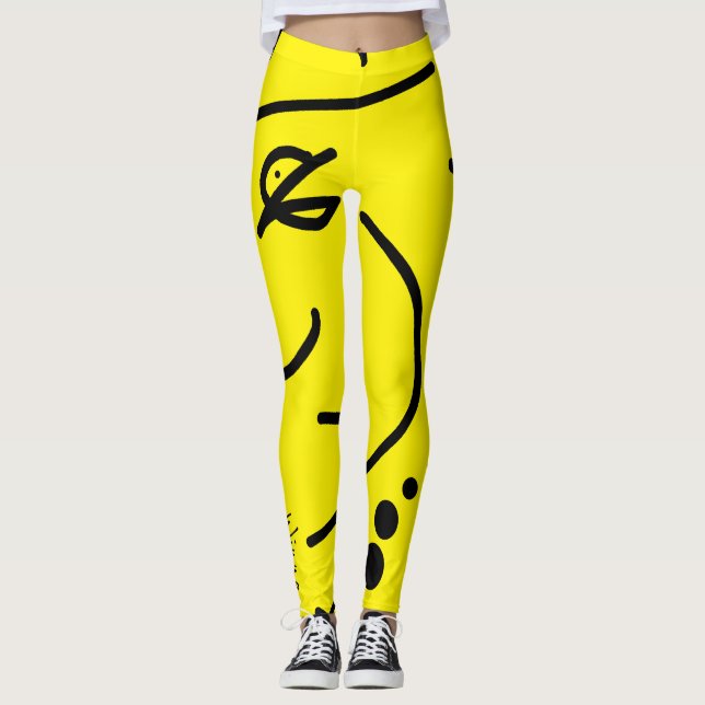 Leggings der Sportwinner Abstrakter Kunst der Funk (Vorderseite)