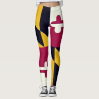Leggings der Staatsflagge von Maryland