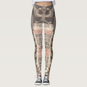 Leggings des Ausstellungspposters Bilibin