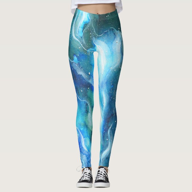 Leggings des Blauen Nebels (Vorderseite)