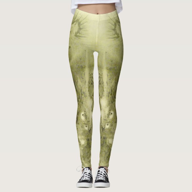 Leggings des grünen Drachens (Vorderseite)