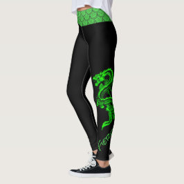 Leggings des grünen Drachens