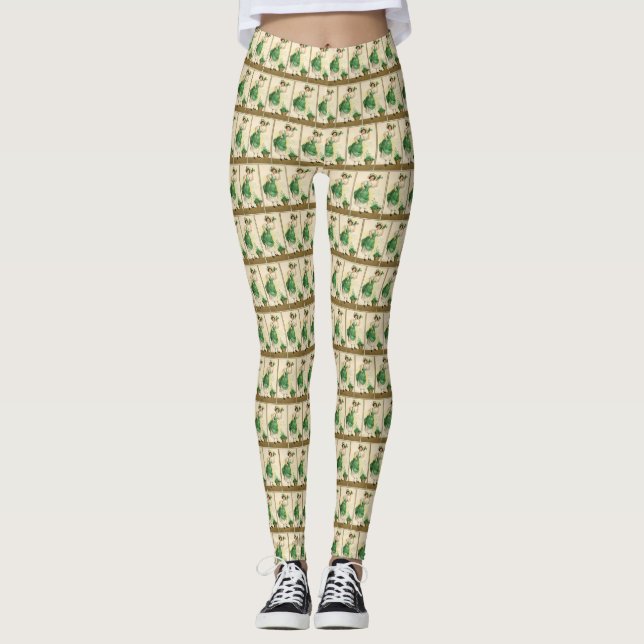 Leggings des Mornin Irish Lass St. Pat's Day (Vorderseite)