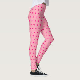 Leggings des rosa Herzens