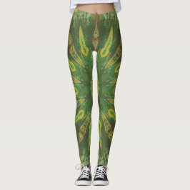 Leggings des Rotbraunen Kaleidoskops