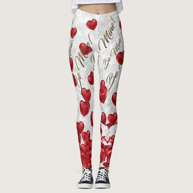 Leggings des Valentines Tages (Vorderseite)