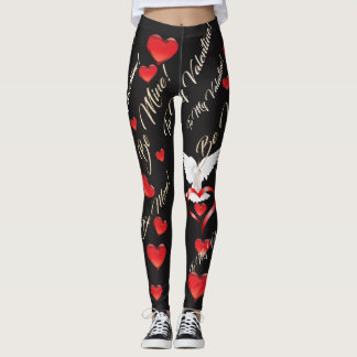 Leggings des Valentines Tages
