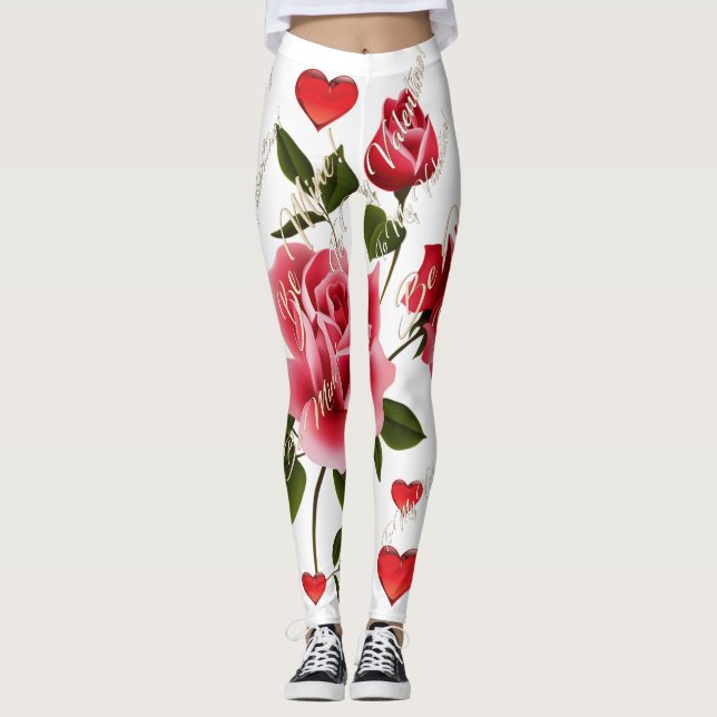 Leggings des Valentines Tages (Vorderseite)