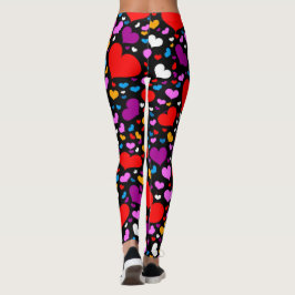 Leggings des Valentines Tages; Kommen u. Gehen