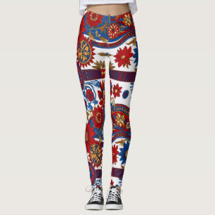 Leggings-Design inspiriert vom serbischen Teppich Leggings