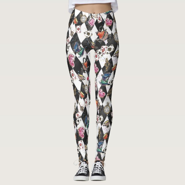 Leggings, Design-Leggings, MusterLeggings Leggings (Vorderseite)