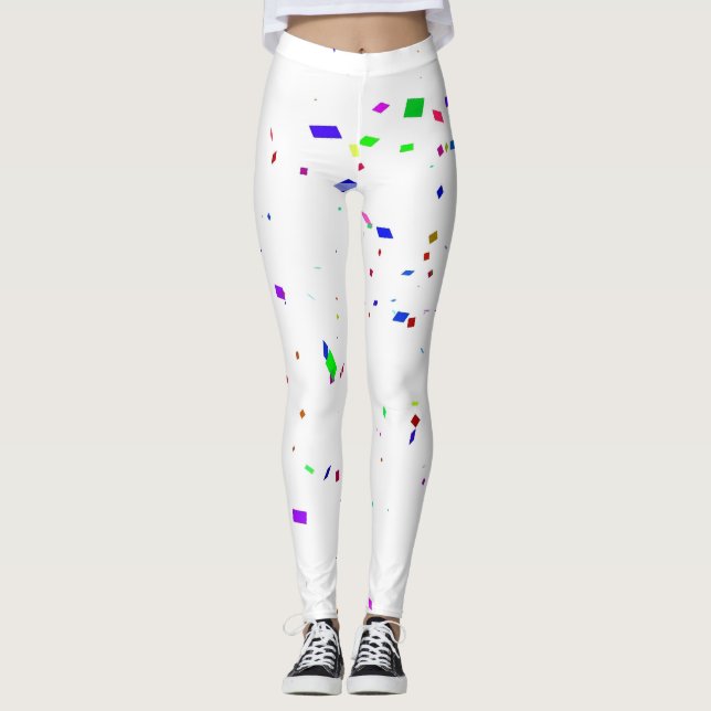 Leggings - fallendes Konfetti (Vorderseite)