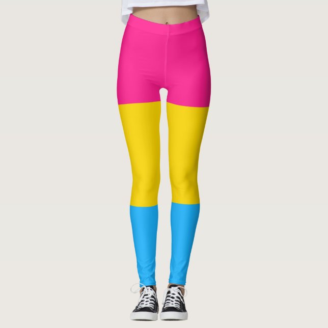 Leggings, farbenfrohe Leggings für Frauen (Vorderseite)
