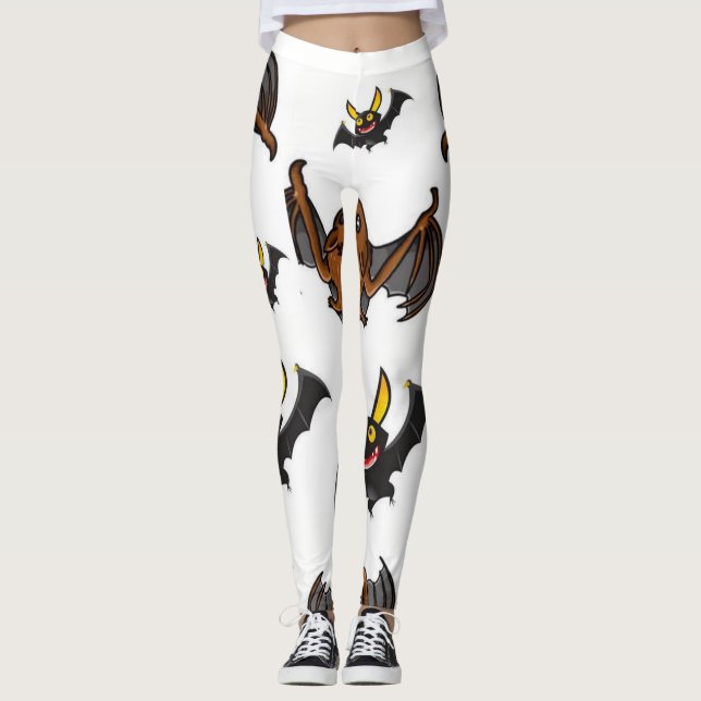 Leggings Fledermäuse (Vorderseite)