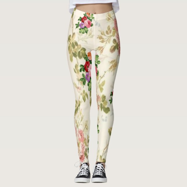 Leggings floral (Vorderseite)