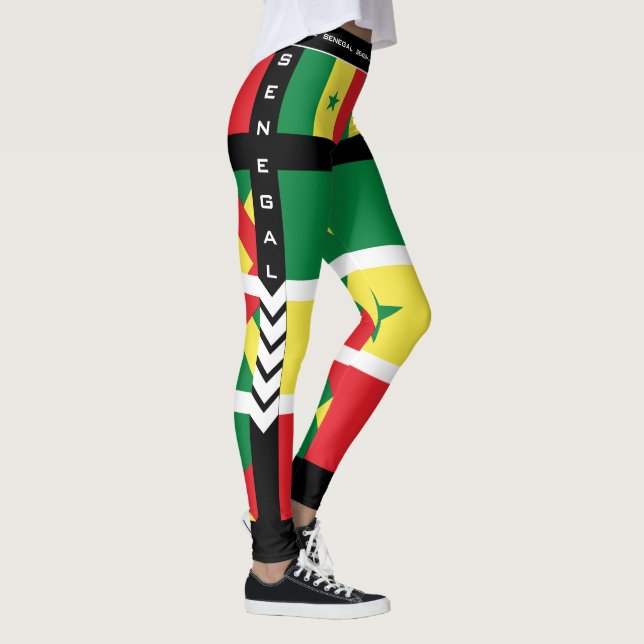 Leggings Frau Senegal Design (Rechts)