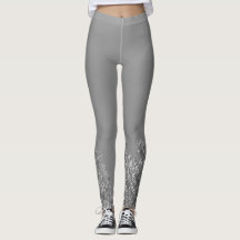 Leggings FRAUEN SILVER ÖKO STYLE DESIGN