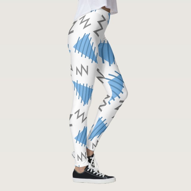 Leggings für abstrakte Memphis-Muster (Rechts)