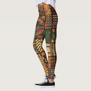 Leggings für afrikanische Stammesmuster