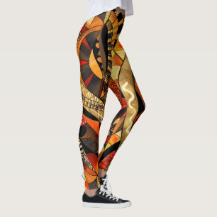 Leggings für afrikanische Stammesmuster