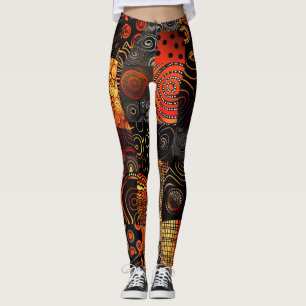 Leggings für afrikanische Stammesmuster
