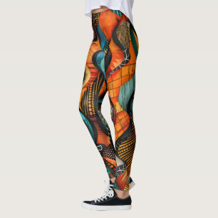 Leggings für afrikanische Stammesmuster