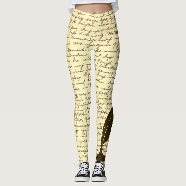 Leggings für antike Buchstaben (Vorderseite)