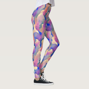 Leggings für Aquarellmuster