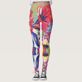 Leggings für Blumendesign