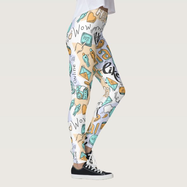 Leggings für coole Social Media (Rechts)